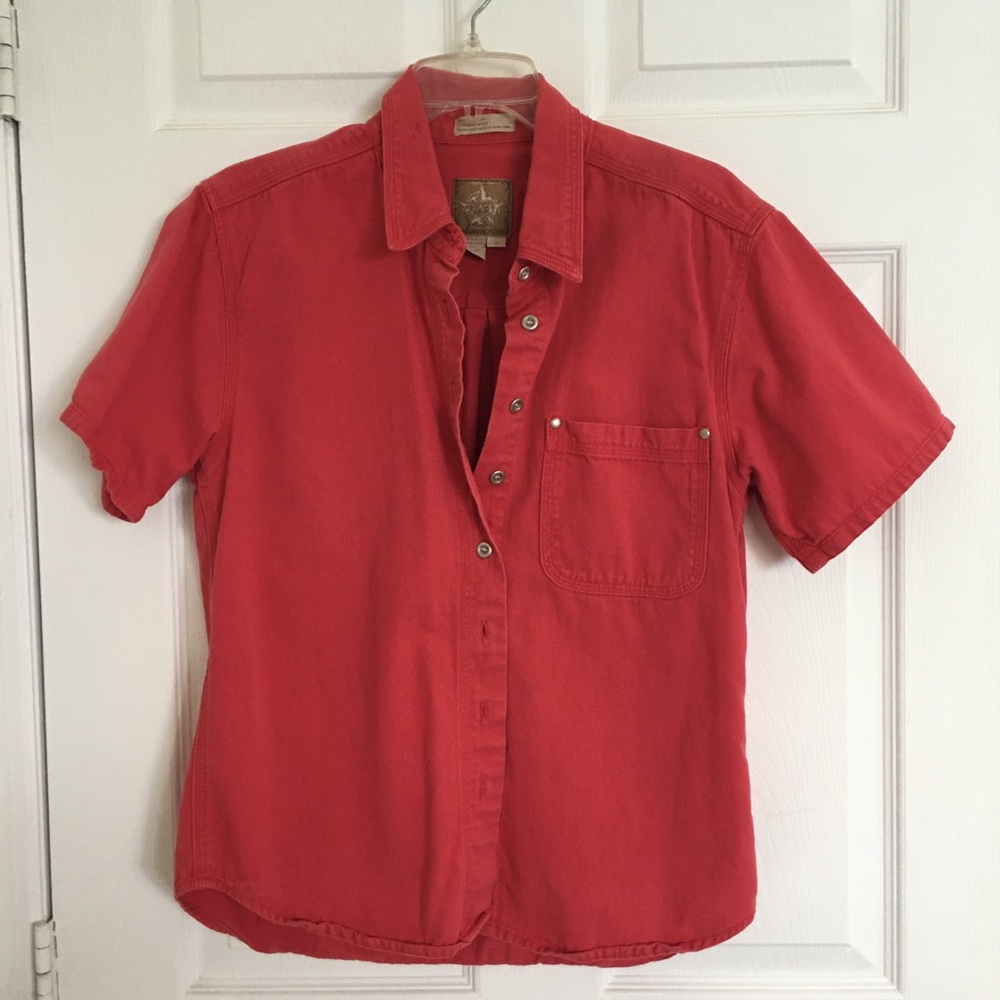 Cotton red top size S